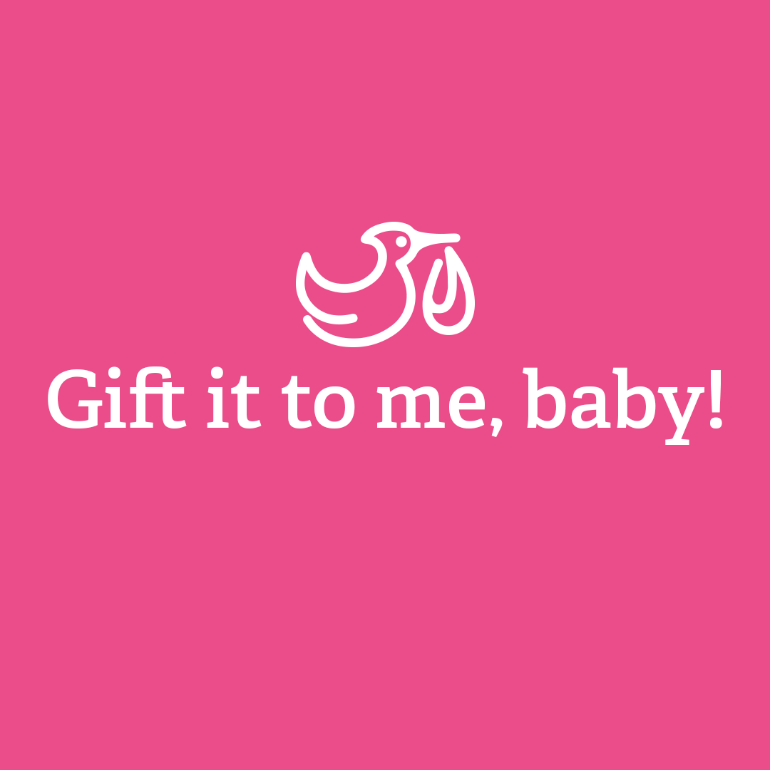 Environmentally friendly baby gifts.