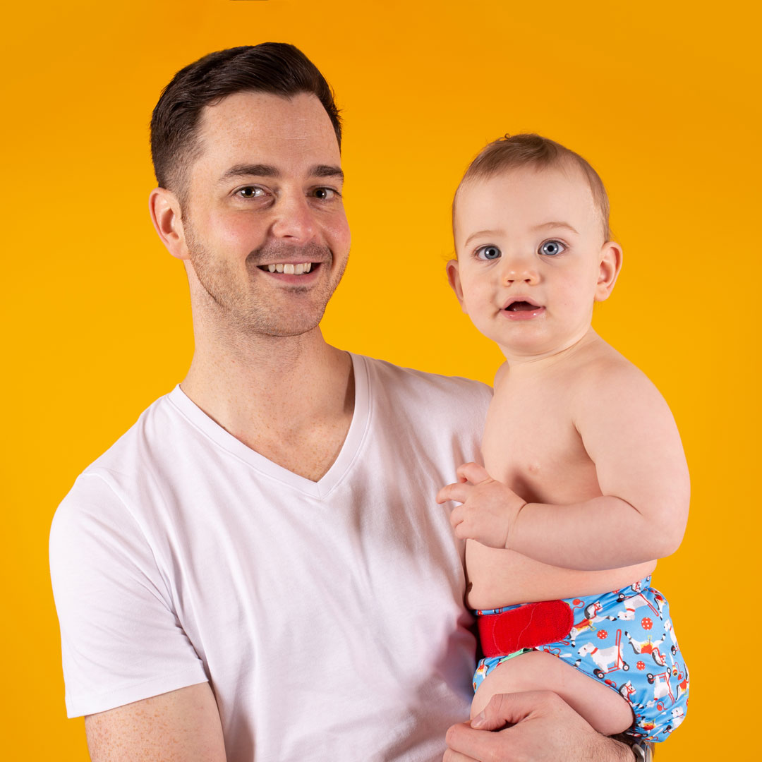 TotsBots Dad Craig on Cloth Nappies