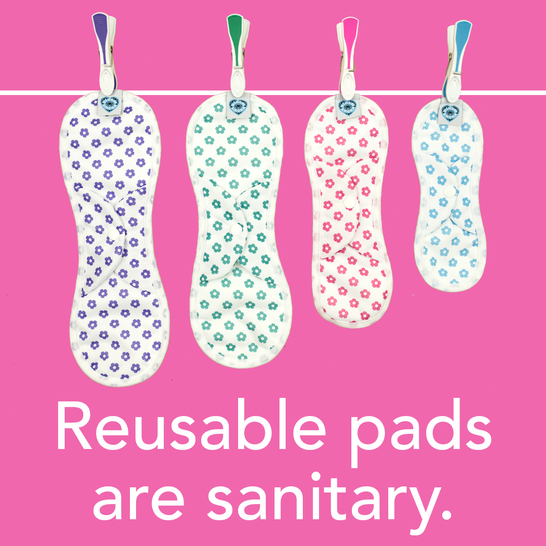 Reusable sanitary pads…are they really sanitary?