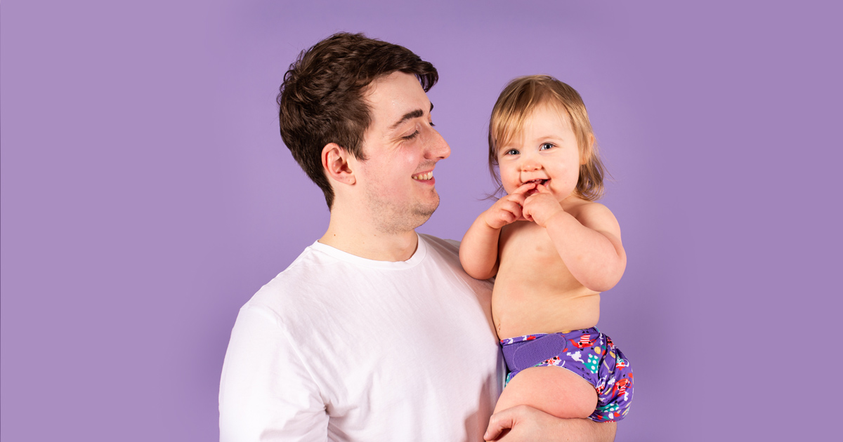 Real Dad Finlay on Cloth Nappies