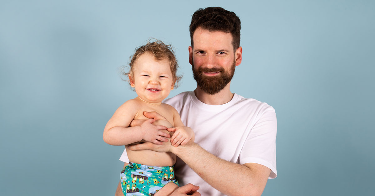 TotsBots Dad James advice on reusable nappies