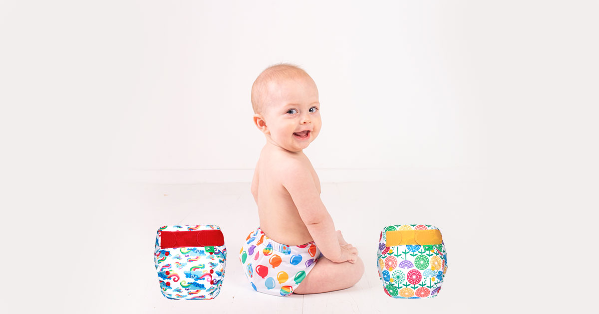TotsBots Reusable Nappies New Elements Prints