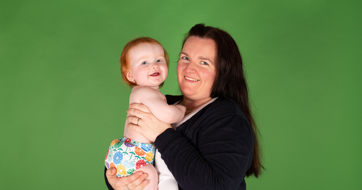 Real mum Ashleigh on choosing reusable nappies