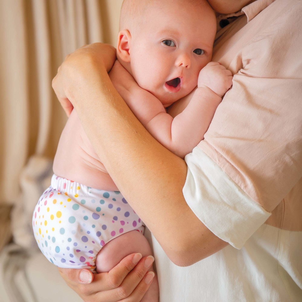 Bamboozle Nappy Wrap Dotty Botty - Seconds Size 2