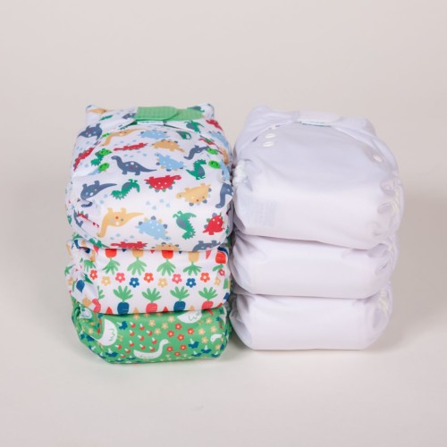 EasyFit all-in-one reusable nappy complete set stack