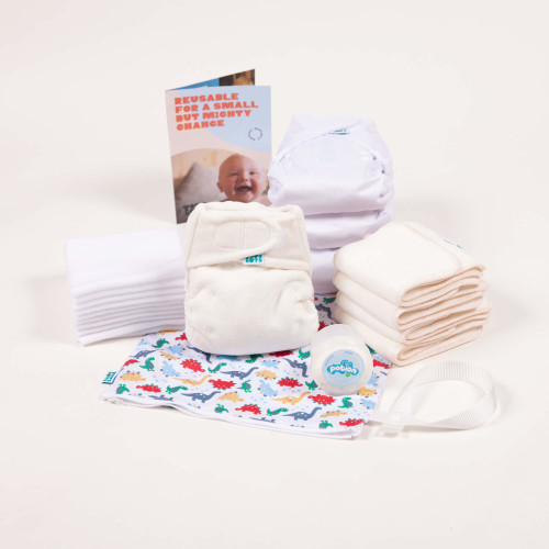 reusable nappy set reusable nappies natural and white