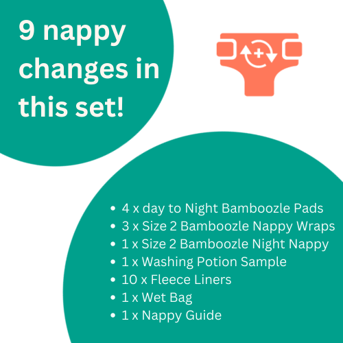Reusable Nappy Starter Kit - Natural 