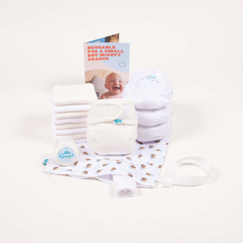 reusable nappies starter kit natural
