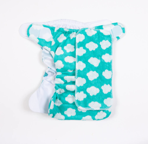 Bamboozle Night Nappy Fluffy Clouds 