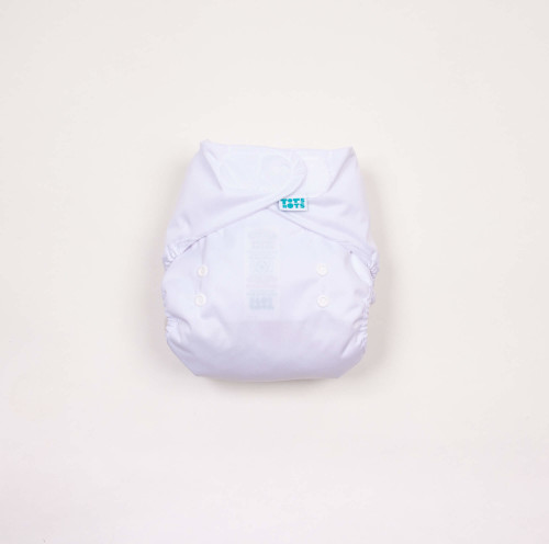 Bamboozle Nappy Wrap White 