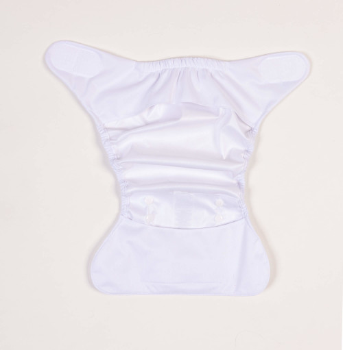 Bamboozle Nappy Wrap White 