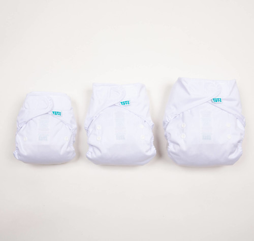 Bamboozle Nappy Wrap White 