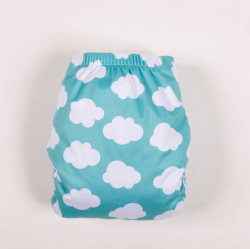 Bamboozle Nappy Wrap Fluffy Clouds 