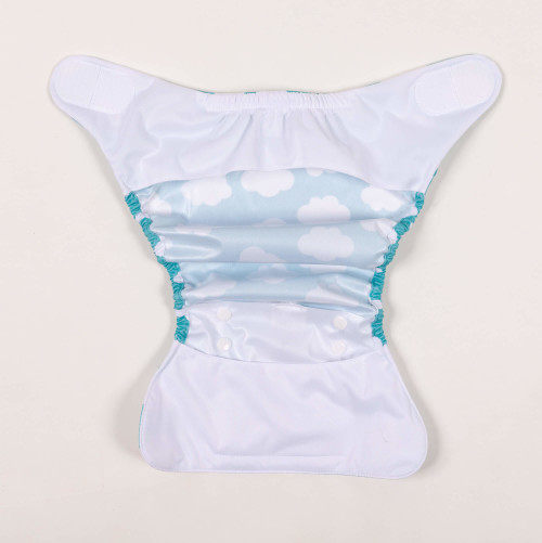 Bamboozle Nappy Wrap Fluffy Clouds 