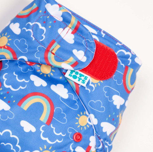 Bamboozle Nappy Wrap Rainbow Skies 