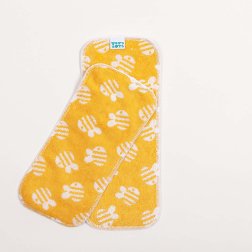 yellow nappy pads for reusable nappies