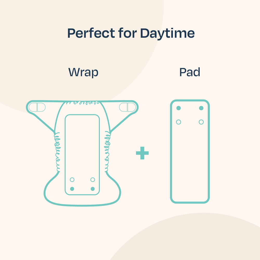 Newborn Bamboozle Nappy Pad Stripee