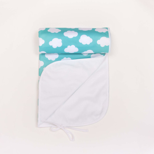 baby changing mat fluffy clouds