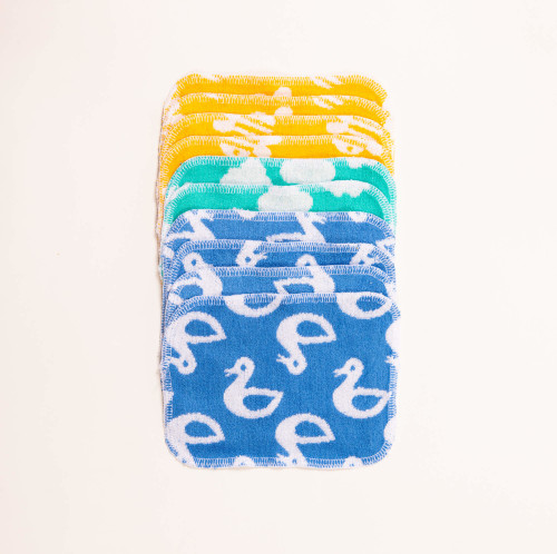 Reusable Baby Wipes Floating & Flying 