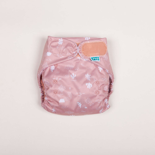 TotsBots pink reusable nappy wrap