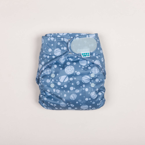 TotsBots blue reusable nappy wrap