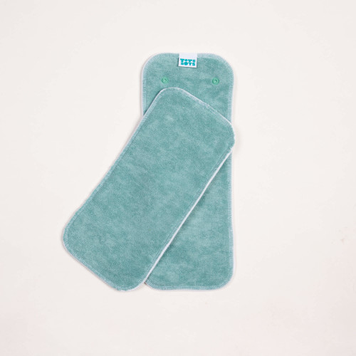 green reusable nappy pads from TotsBots