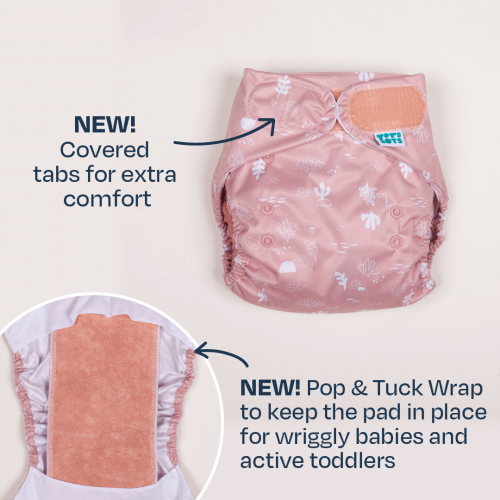 Bamboozle Nappy Wrap Shoreline 