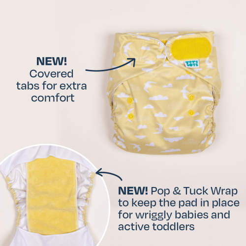 Bamboozle Nappy Wrap Above The Clouds 