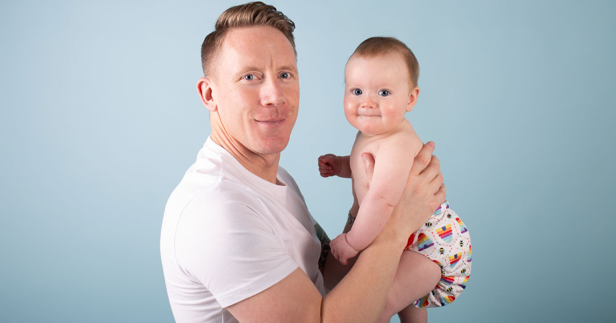 Back Becoming a cloth nappies Daddy with Chris and Eden