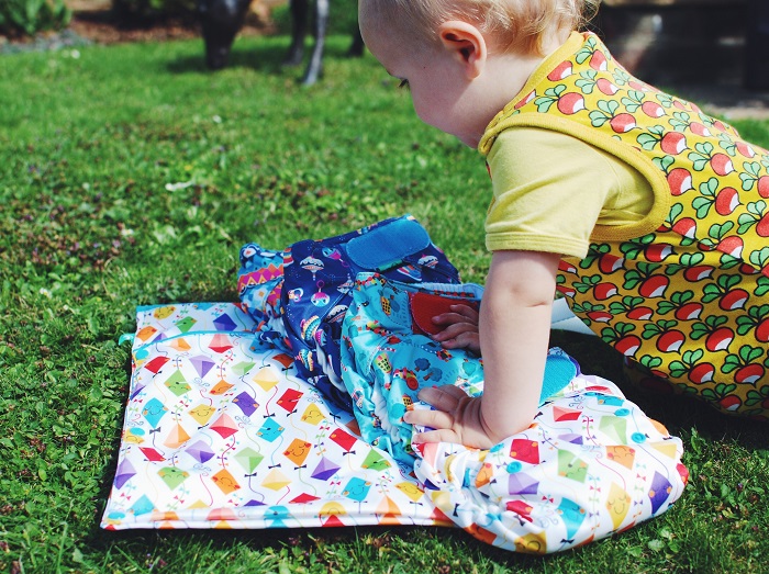 out and about with cloth nappies
