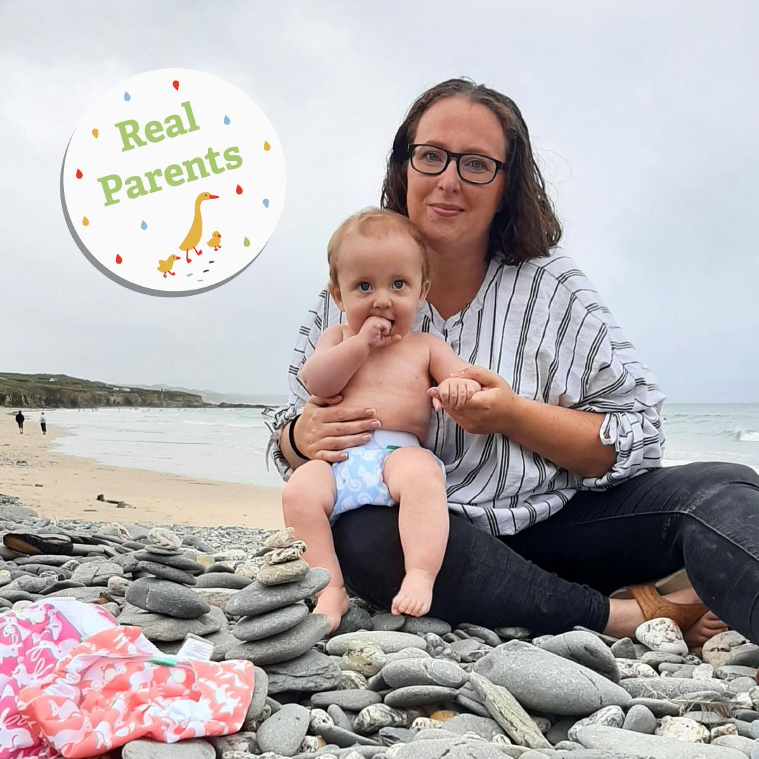 Real Parents Blog blended family using reusable nappies