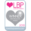 Loved By Parents Winner - Best  Reusable Nappy - Silver 2013