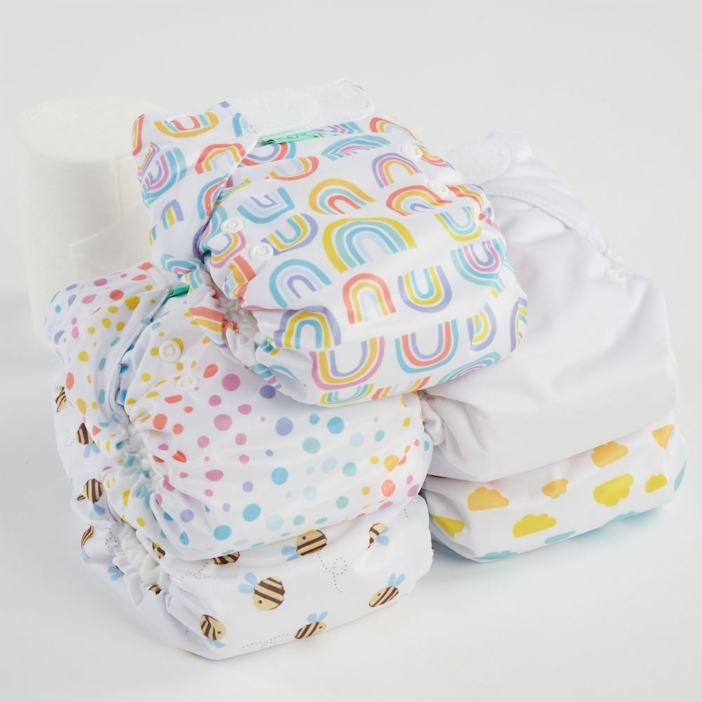 All-in-One Reusable Nappy 5 Pack