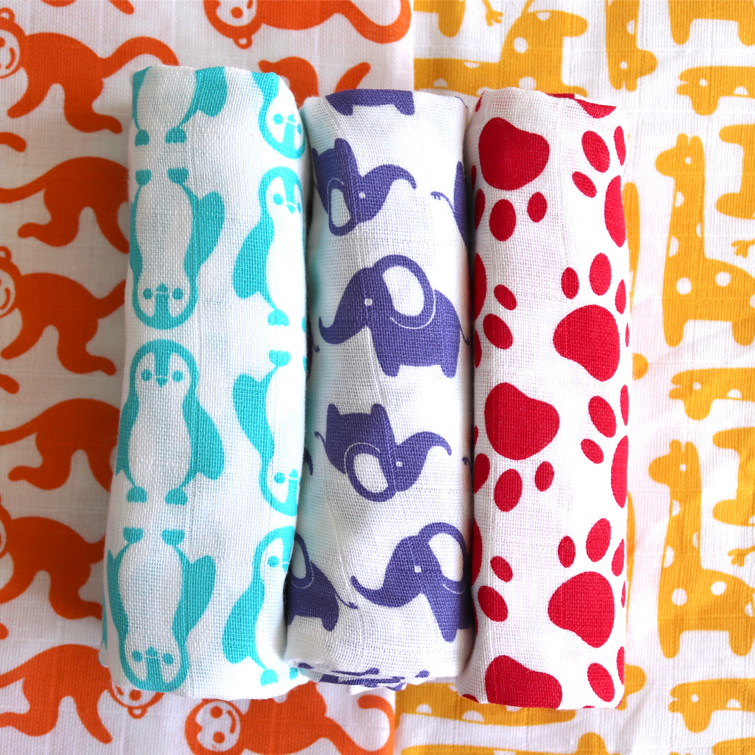 TotsBots organic muslins are GOTS-certified
