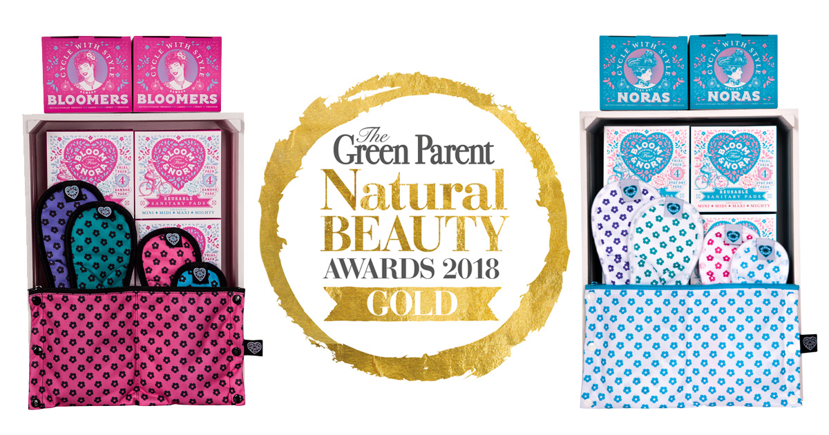 Bloom and Nora award winning reusable sanitary pads