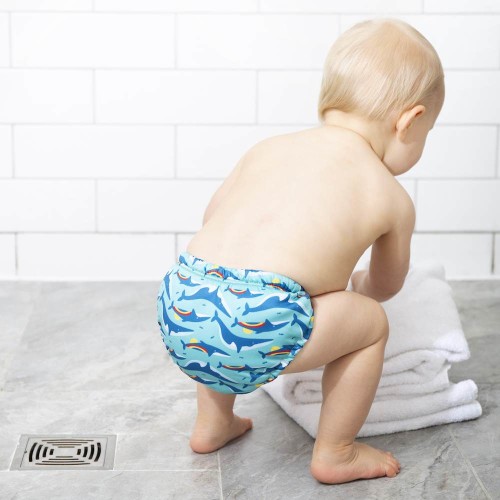 Swim Pants Rainbow Whales 
