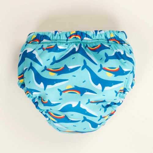Swim Pants Rainbow Whales 