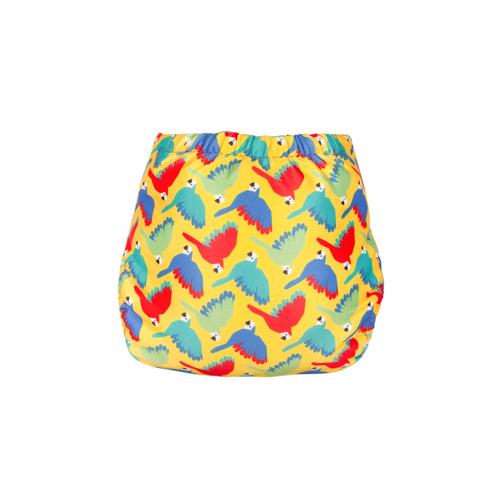 Swim Nappy Bright Yellow Parrots